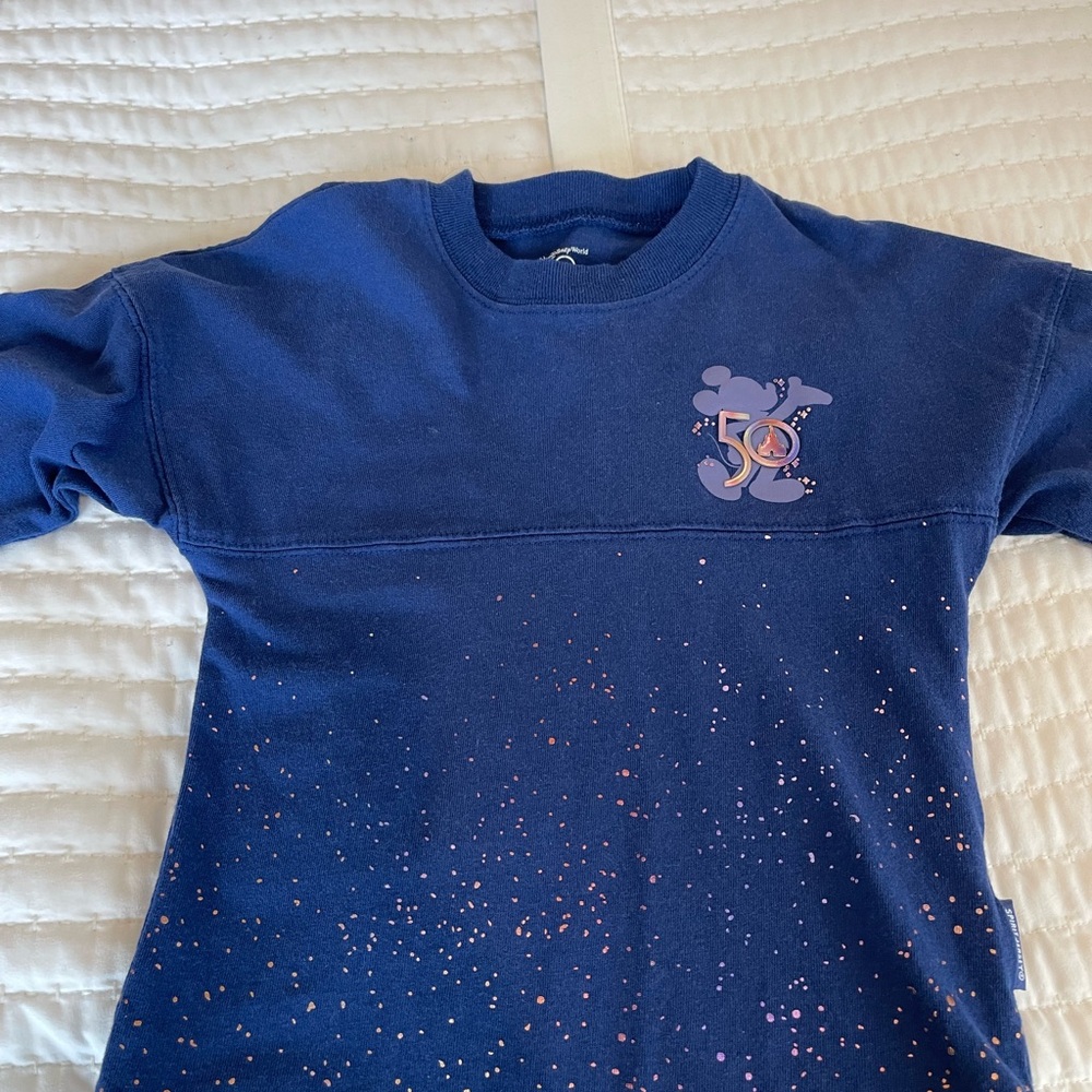 Disney Parks Disney Spirit Jersey Blue 50th Anniversary Kids Size XS / Kids 4T